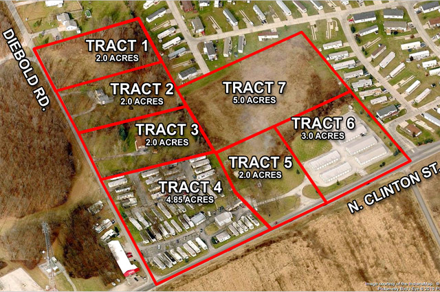 Dupont Triangle Auction Tract Map